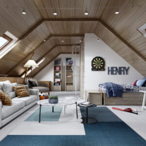 Best Paint Colors for a Finished Attic by Best House Painting™